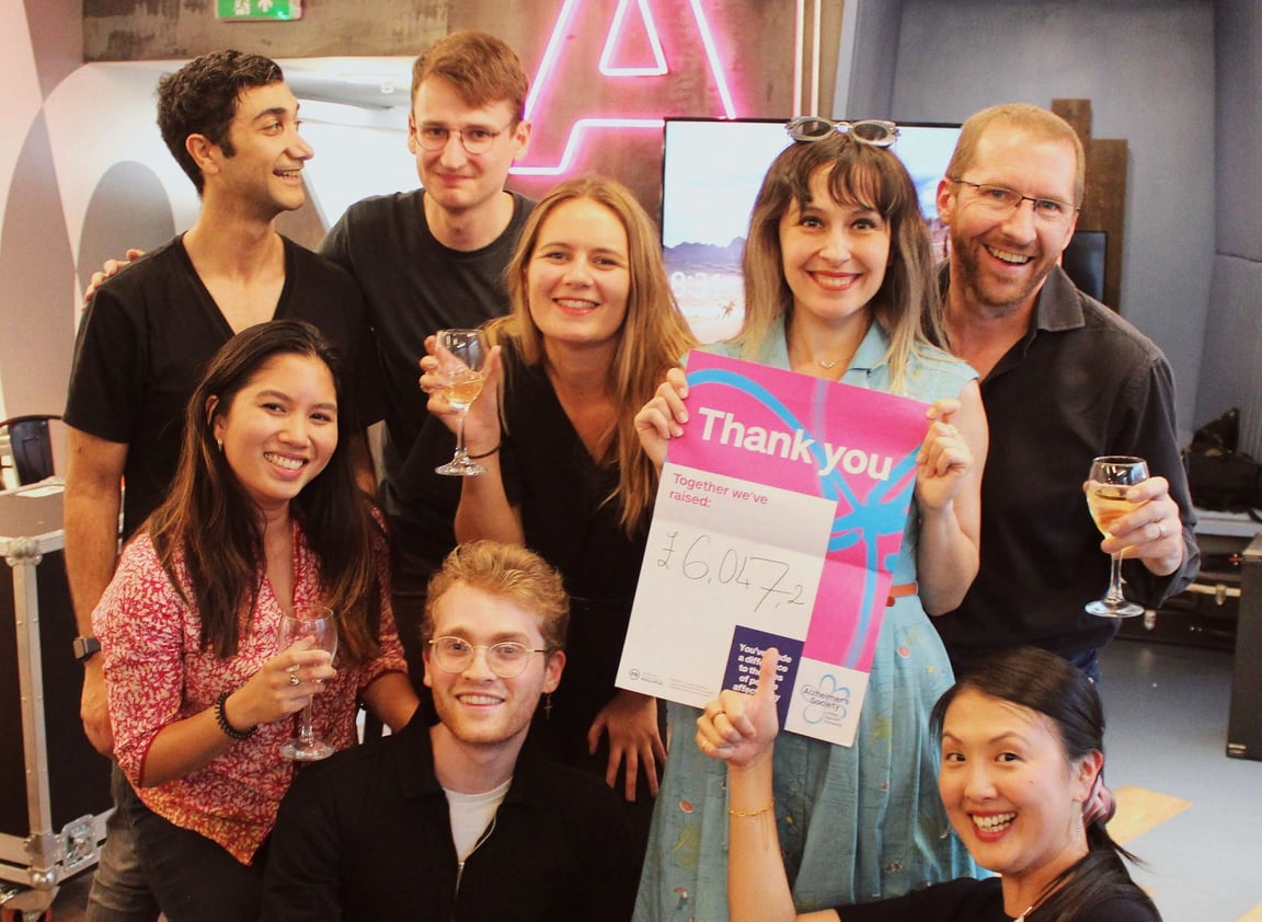 Talented team members raise thousands to help those suffering from dementia