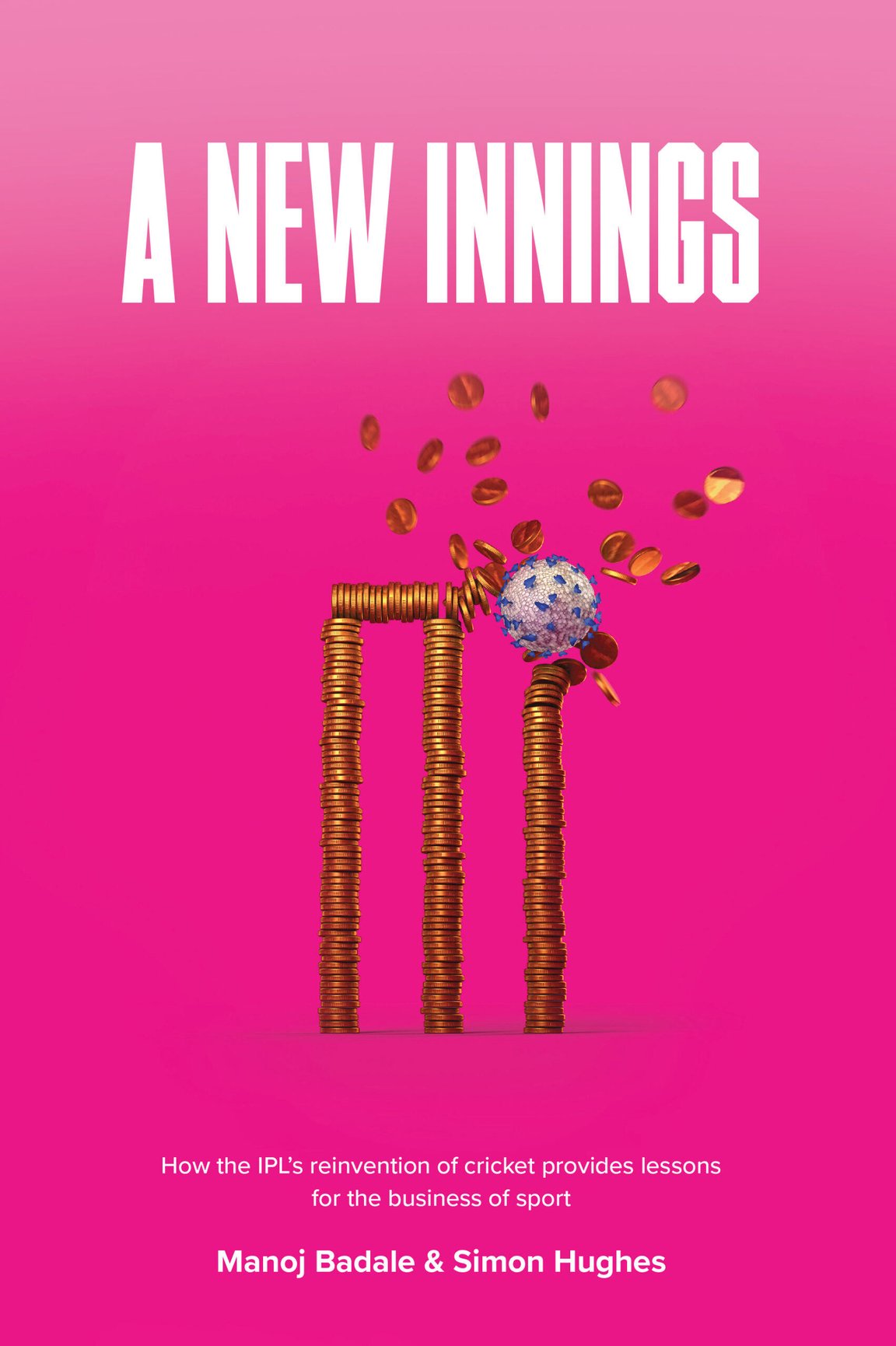 Manoj Badale and Simon Hughes launch book on the business of cricket