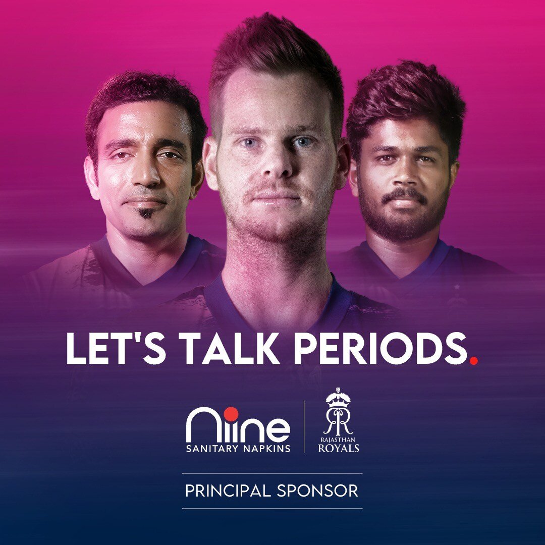 #LetsTalkPeriods: Rajasthan Royals partners with personal hygiene brand Niine to break stereotypes