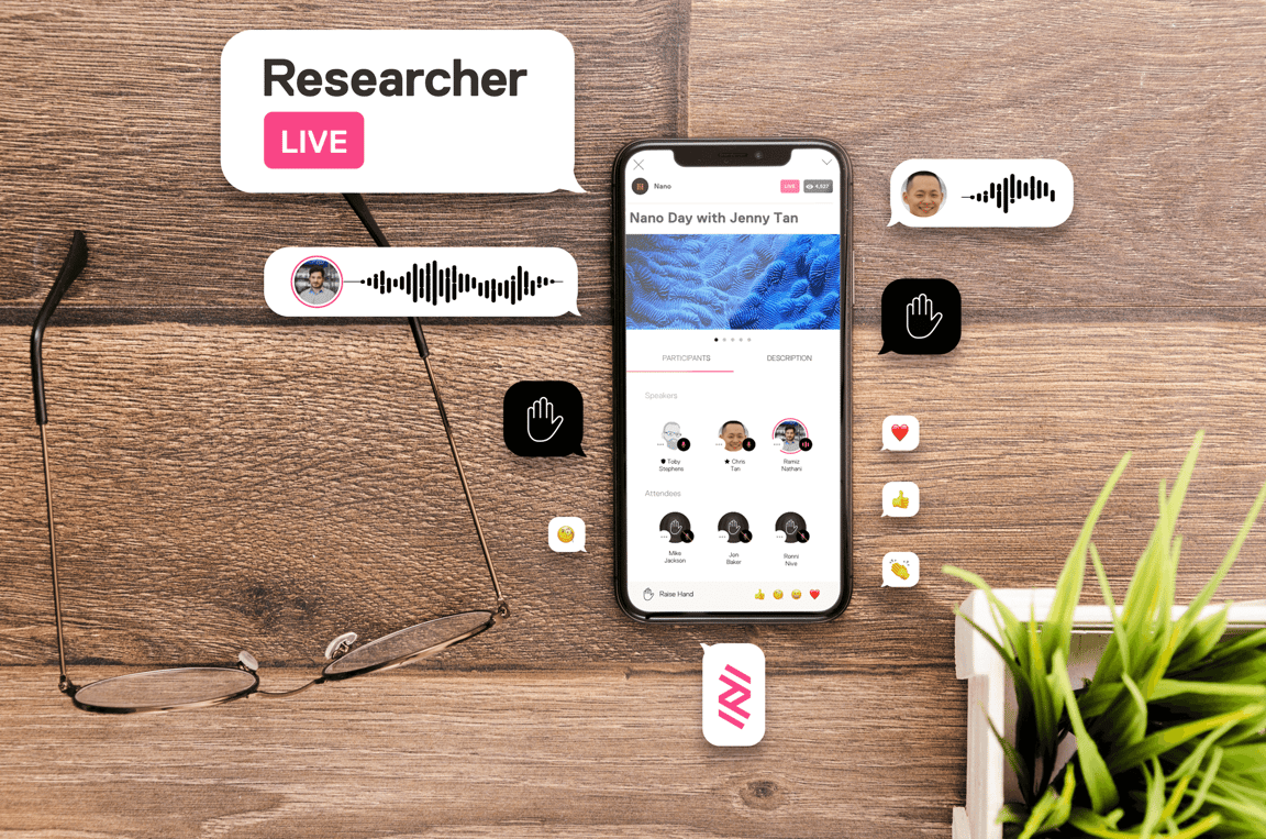 Researcher launches “Researcher Live”, adding live, user-managed audio events to the Researcher content discovery platform