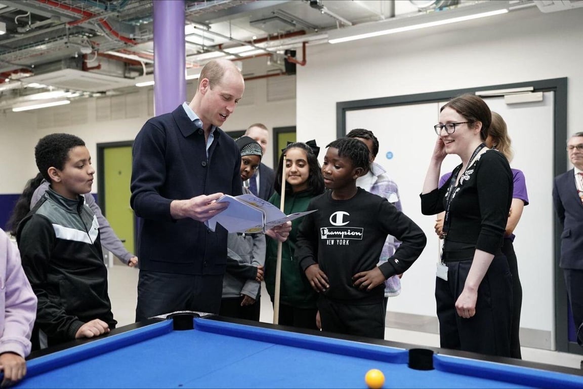 The Prince Of Wales Visits West Youth Zone